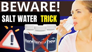 SALT WATER TRICK ❌BIG WARNING⛔️ SALT WATER TRICK for Weight loss  RENEW SALT WATER TRICK REVIEWS [upl. by Sidonius296]