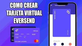 Como crear tarjeta Virtual Eversend 2024 [upl. by Adehsor508]