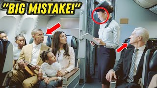 Flight Attendant Kicks Black Family Off Plane Finds Out They Own the Airline [upl. by Afatsom211]