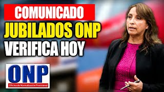 ONP ATENCIÓN JUBILADOS TENEMOS NOTICIAS IMPORTANTE verifica HOY con tu DNI si te corresponde cobrar [upl. by Kassey221]