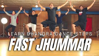 Learn Bhangra Dance Online Tutorial For Intermediate Dancers  Fast Jhummar Step By Step  Lesson 1 [upl. by Stark835]