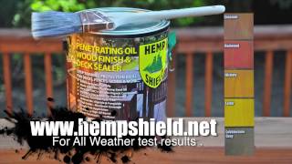 Hemp Shield Wood Finish and Deck Sealer [upl. by Gytle]