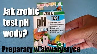 Jak zrobić test pH wody Test pH JBL [upl. by Namialus]