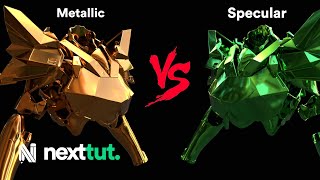 Metallic Roughnes VS Specular Glossiness  Shading Basics [upl. by Aerdnna879]