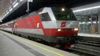 ÖBB 1014 0044 with IC quotDonauquot Wien West  Bratislava [upl. by Peck]