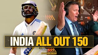 Australia Bowl India Out For 150 In Perth  Triple M Cricket [upl. by Doug]