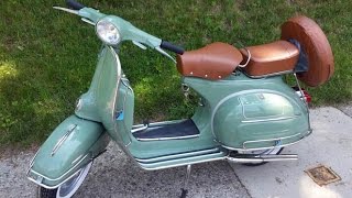 1966 Vespa Super VBC in sage green [upl. by Davidoff]