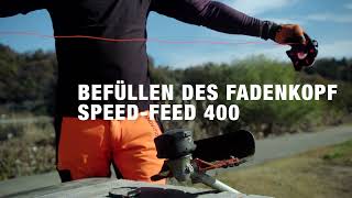 ECHO Fadenkopf Speed Feed 400 richtig wickeln Faden wechseln [upl. by Imoian]