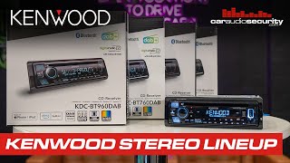 Kenwood Single DIN Car Stereo lineup  Car Audio amp Security [upl. by Nilok38]