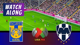 ⚽ Tigres UANL vs Monterrey  Mexican Liga BBVA MX 20232024  eFootball PES Simulation [upl. by Adnim16]