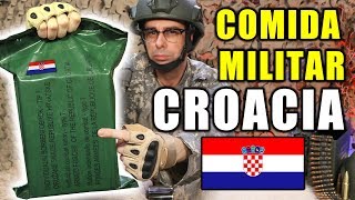 Probando COMIDA DE SUPERVIVENCIA MILITAR de CROACIA Ración 24 Horas  MRE Croacia Menú 7 [upl. by Phip]