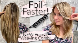 EXPRESS PARTIAL HIGHLIGHT Placement amp Framars New Weaving Comb  Wholy Hair [upl. by May]