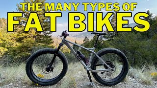 How To Choose A Fat Bike Bikepacking Full Suspension Trail And More  Fat Bike 101 [upl. by Aldred]