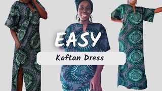 How to Sew a Kaftan Dress  Kaftan Cutting and Stitching [upl. by Arlo662]