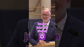 Johan Pehrson L skäller ut Nooshi Dadgostar V angående antisemitism [upl. by Adnolor]