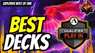 Best Decks Explorer Best of One Bo1  MTG Arena Qualifier Play In [upl. by Ahsap]