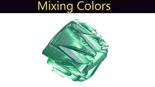 How To Make Phthalo Green Color Paint  Mixing Colors [upl. by Nilde]