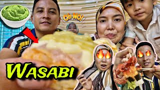 💢SUSHI CHALLENGE  WASABI 🥵  VLOG IJAT [upl. by Belmonte]