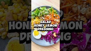 Salad Honey Lemon Dressing salad saladrecipe saladdressing makanansehat menudiet saladsayur [upl. by Lorilee]