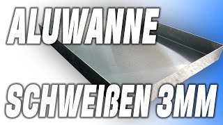 Aluminium Wanne WIG Schweißen mit Puls Aluschweißen Tipps Schweißhacks Schweißen lernen [upl. by Araic]