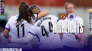 HIGHLIGHTS  Dundee United 03 Rangers Women  Sky Sports Cup  29 Sep 2024 [upl. by Saxe301]