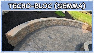 How To Build a Curved Block Sitting Wall  TechoBloc Semma [upl. by Meras987]