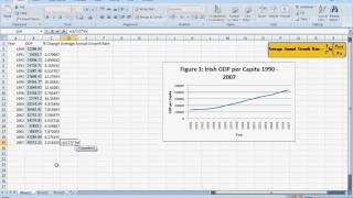 EC3115 Tutorial 3  Calculating Average Annual Growth Rates [upl. by Euqinwahs]