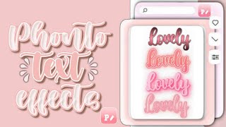 4 Easy Phonto Text Effects  Phonto Tutorial 2022 [upl. by Ille]