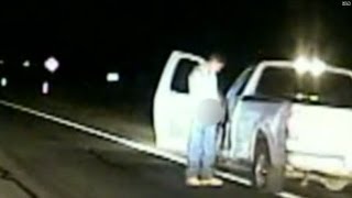 DUI caught on tape Driver flips off cop urinates [upl. by Mafalda656]