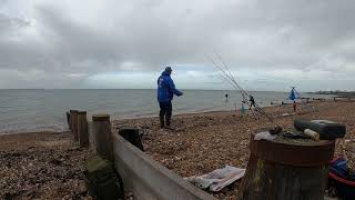 Whitstable shore SEA fishing UK Blank with the Priest and Baker FISHING [upl. by Tullus]