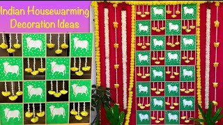 Cow theme Housewarming Decorations Indian Traditional Backdrop Decorations Housewarming decor USA [upl. by Percy]