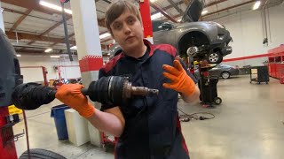 HOW TO Replace 19921996 ES300 Camry and Avalon FWD Axles [upl. by Solohcin]