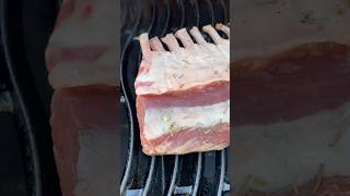 Amazing Flavours  Roasted Rack of Lamb on a Gas Grill shortsfeed short [upl. by Berey]