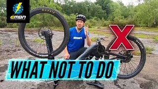 14 Things You Should Never Do On Your E Bike  EMTB Mistakes [upl. by Pauli5]