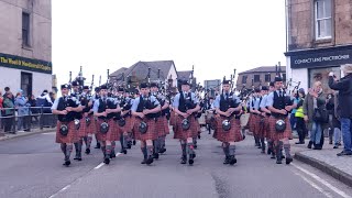 2024 Stewards March Argyllshire Gathering amp Oban High School Pipe Band  Oban Highland Games [upl. by Erdnaek]