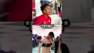 IShowSpeed And Cristiano Ronaldo Crying 😭 [upl. by Behrens112]