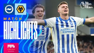 HIGHLIGHTS  Brighton v Wolves  Premier League [upl. by Cordle]