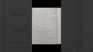 DERIVATIONS Class 12 Chapter1 Physics Electric field and charges derivations shorts [upl. by Clayson]