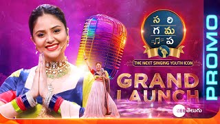 SAREGAMAPA  THE NEXT SINGING YOUTH ICON Grand Launch Promo  Coming Soon  Sreemukhi  Zee Telugu [upl. by Olegnalehcim]