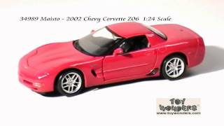 34989Maisto2002ChevyCorvetteZ06124DiecastWholesalempg [upl. by Halverson]