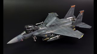 F15E Strike Eagle  172 scale GWH model kit  aircraft model [upl. by Edmonda448]