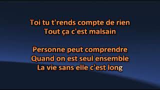 Roxane Bruneau amp Doug St Louis  Seuls Ensemble  Karaoke  Lyrics [upl. by Aniham339]