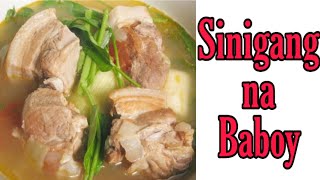 Sinigang na Baboy recipe [upl. by Adranoel]