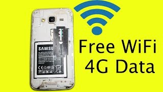 Get Free 4G Internet Data WiFi Signal Without Sim Card on Mobile Device Using Steel Blade [upl. by Alaek]