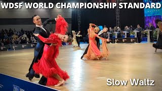 2022 WDSF World Championship  Round of 24 SLOW WALTZ [upl. by Brit640]