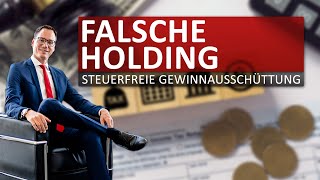 Sinnlose Steuergesetze Gewinnausschüttungen einer GmbH NICHT steuerfrei [upl. by Antonietta516]