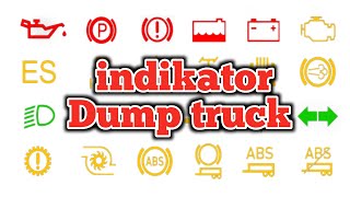 pemula ❗mengenal simbol indikator dump truck test driver [upl. by Auohs642]