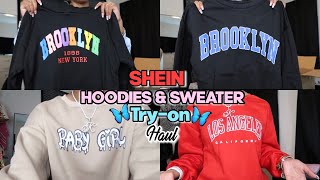 SHEIN SWEATER amp HOODIE TRYON HAUL 2021🦋 [upl. by Stahl]