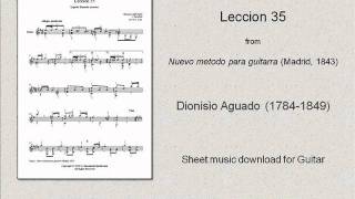 Aguado  Lesson 35 [upl. by Nowd]