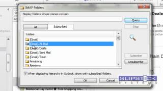 Unsubscribe IMAP folders in Outlook [upl. by Anirod]